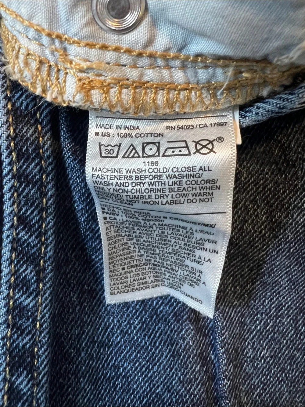 Old Navy BOYS  Dark Blue BAGGY WIDE LEG JEANS SIZE 14